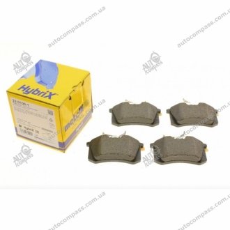 Комплект гальмівних колодок (дискових) Metelli 22-0100-1