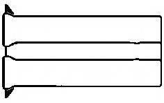 Прокладка клапанної кришки гумова BGA RC0397 (фото 1)