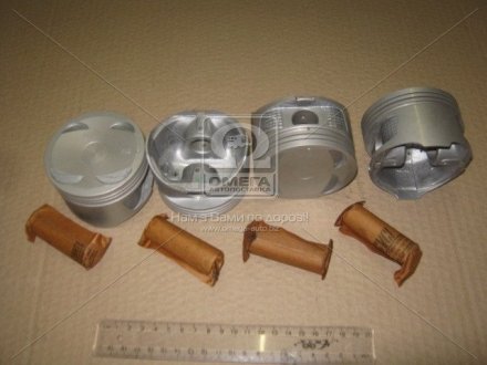 Поршень (компл. на мотор) б, к Toyota 4A-F, -FE d81.0 STD (13101-16160) 92- TEIKIN 46262.STD