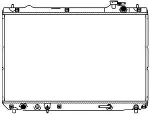 Радіатор системы охлаждения SAKURA 32711006 (фото 1)