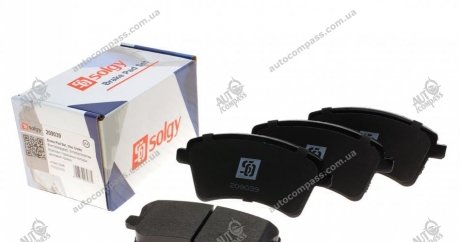 Колодки тормозные SOLGY 209039