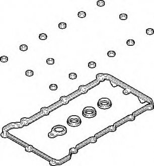Набір прокладки клапанної кришки головки блоку циліндрів дви Elring 135.391 (фото 1)