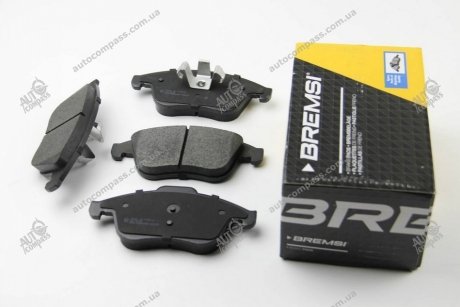 Колодки тормозные передние Renault Megane III 08-, Scenic 09- BREMSI BP3383 (фото 1)