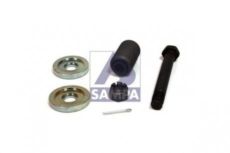 Ремкомплект ресори (сайлентблок, болт, гайка, втулка - 2шт) Sampa 040.572