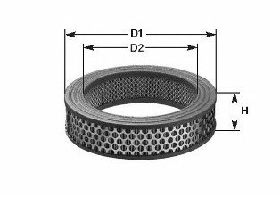 Фильтр воздушный Renault 19 1.8 i, 1.9 D 88-, 21 1.7 i, 1.9 D CLEAN Filters MA617 (фото 1)