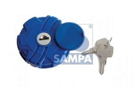 Кришка бака з замком і двома ключами (полімерний материал) Sampa 096.067 (фото 1)