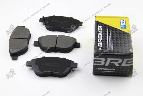 Колодки тормозные передние Opel Corsa D 06- (Bosch) BREMSI BP3295 (фото 1)
