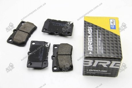 Колодки тормозные задние Lexus GS 05-, IS 05- (NBK) BREMSI BP3420 (фото 1)