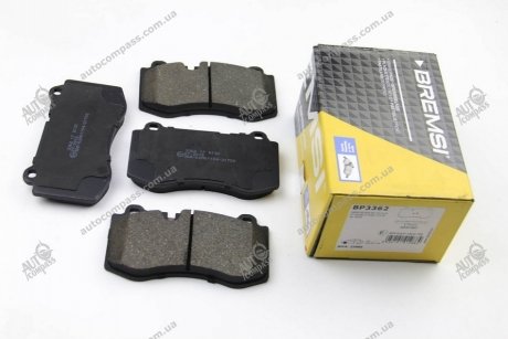 Колодки тормозные передние MB W221 05-13 (brembo) BREMSI BP3362 (фото 1)