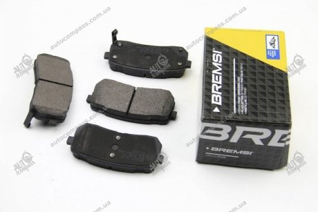Колодки тормозные задние Hyundai H-1 08- (mando) BREMSI BP3337 (фото 1)