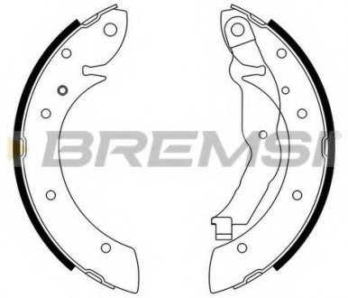 Колодки тормозные задние BMW 3(E36) 90-00 (TRW) BREMSI GF0077 (фото 1)