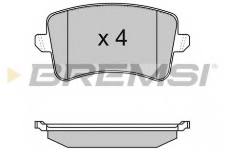 Колодки тормозные задние A4 07-, Q5 12- (ATE) BREMSI BP3349 (фото 1)