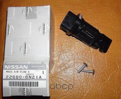 Датчик расходомера воздуха Nissan 226806N21A (фото 1)