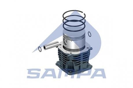 Поршень с гильзой компрессора (D=90мм) Sampa 096.920 (фото 1)