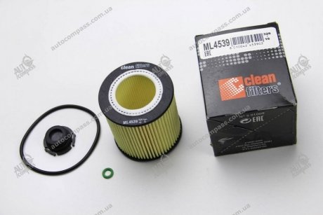 Фильтр масла BMW 1, 2, 3, 4, 5, X1, X5 11- CLEAN Filters ML4539 (фото 1)