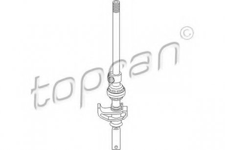 Шток вилки переключения передач TOPRAN 109307 (фото 1)