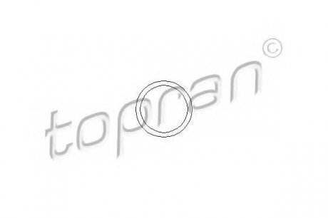 Прокладка патрубків термостата TOPRAN 202326 (фото 1)
