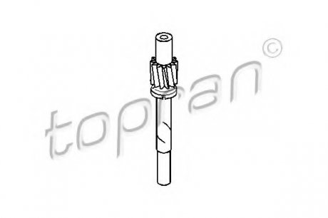 Шестерня привода спідометра TOPRAN 107400 (фото 1)