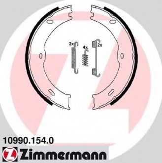 Комплект гальмівних колодок ZIMMERMANN 109901540 (фото 1)