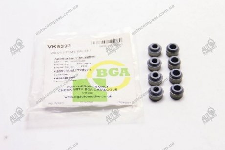 Сальники клапанів MB ОМ601 (к-кт) BGA VK5392 (фото 1)