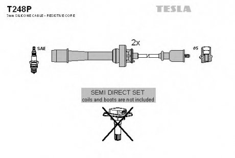 Провода высоковольтные Tesla T248P (фото 1)