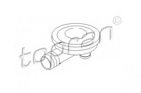 Клапан вентиляции картерных газов TOPRAN 111466 (фото 1)