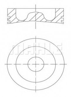 Поршень двигуна Mahle 061 PI 00129 000 (фото 1)