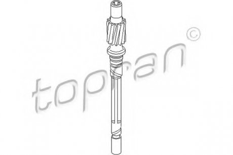 Трос спідометра TOPRAN 107397 (фото 1)