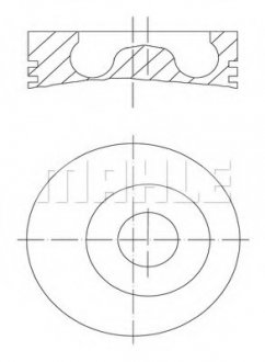 Поршень Mahle 016 02 01 (фото 1)