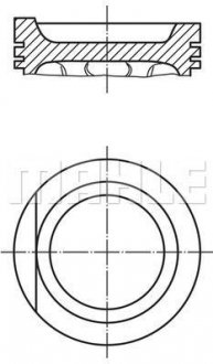 Поршень Mahle 022 03 01 (фото 1)