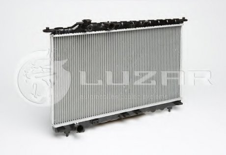 Радиатор охлаждения Sonata, Magentis 2.0, 2.4, 2.5, 2.7 (98-) МКПП (алюм) ЛУЗАР (СПб- РФ) LRc HUSo98101 (фото 1)