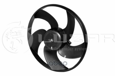 Вентилятор охлаждения Peugeot 206 (00-) 1.6i, 1.1i, 1.4i, 2.0i ЛУЗАР (СПб- РФ) LFc 20206 (фото 1)