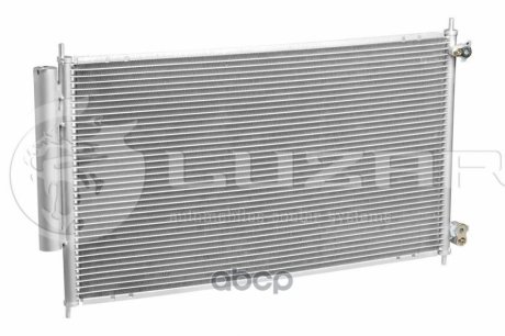 Радиатор кондиционера Accord 2.0, 2.4 (03-) АКПП, МКПП с ресивером ЛУЗАР (СПб- РФ) LRAC 23BB (фото 1)