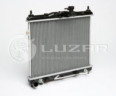 Радиатор охлаждения Getz 1.1, 1.3, 1.4, 1.6 (02-) АКПП (алюм) ЛУЗАР (СПб- РФ) LRc HUGz02235 (фото 1)
