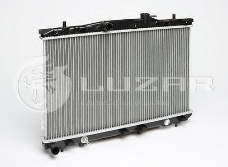 Радиатор охлаждения Elantra 1.6, 1.8, 2.0 (00-) АКПП (алюм) ЛУЗАР (СПб- РФ) LRc HUEl00251 (фото 1)