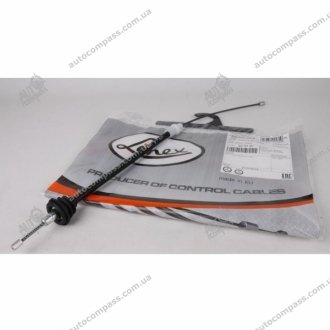 Трос ручного тормоза перед. Trafic, Vivaro 01- (508, 256mm) LINEX 32.01.81