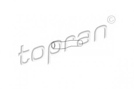 Патрубок системы охлаждения TOPRAN 101454 (фото 1)