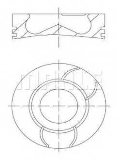 Поршень Mahle 040 03 02 (фото 1)
