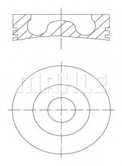 Поршень Mahle 015 80 02 (фото 1)