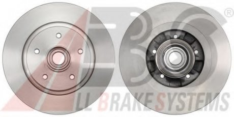 Гальмiвнi диски з пiдшипником (з антикорозійним покриттям) A.B.S 17981C (фото 1)