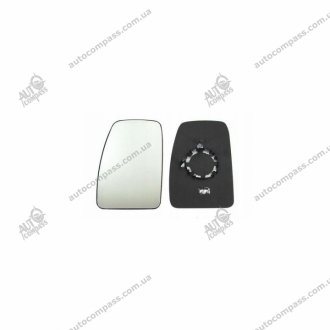 Скло дзеркала зовн. прав. Nissan NV, Opel Movano, Renault Master, 10- Polcar 60N1553E