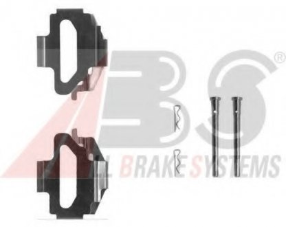 Комплектующие, колодки дискового тормоза A.B.S 1141Q (фото 1)