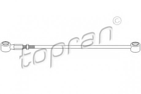 Шток вилки переключення швидкостей TOPRAN 721307 (фото 1)