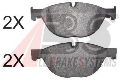 Гальмiвнi колодки дисковi A.B.S 37703