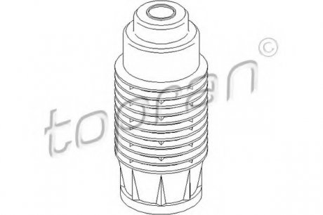 Пильовик амортизатора гума. TOPRAN 200433 (фото 1)