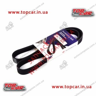 Ремінь генератора 6PK1138 Caddy III/T5 1.9TDI 03 (-AC) HUTCHINSON 1140 K 6