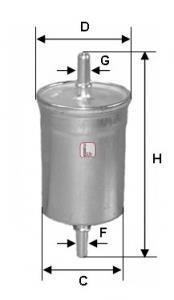Фильтр топливный в сборе SOFIMA S1722B (фото 1)