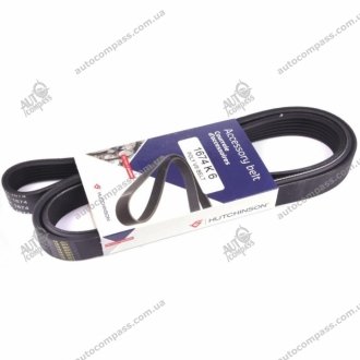 Ремінь генератора (поліклиновий) HUTCHINSON 1674 K 6
