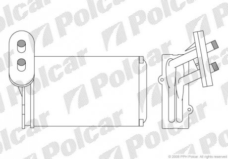 Теплообмінник Polcar 9534N8A1 (фото 1)