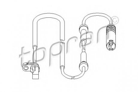 Датчик ABS TOPRAN 501465 (фото 1)